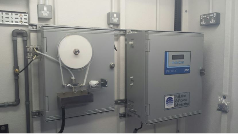 Installation for Heineken of Protoc TOC analsyers pre-installed by PPM