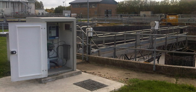 Proam final effluent monitoring kiosk (grey)