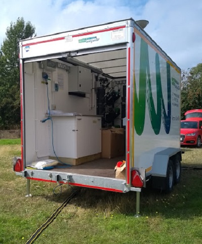 Bespoke analytical trailers built by PPM for Northumbrian Water